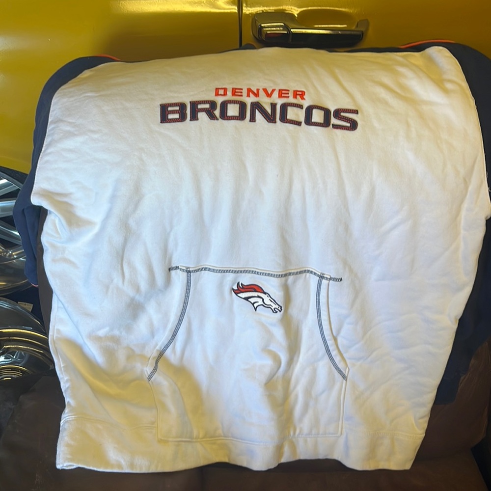 Broncos turtleneck sweater. Super clean no rips no damages